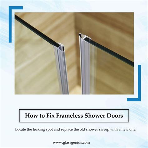 How to Fix a Leaking Glass Shower Door 